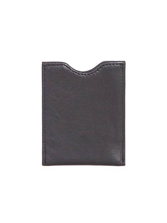 Scully Leather Black Money Clip