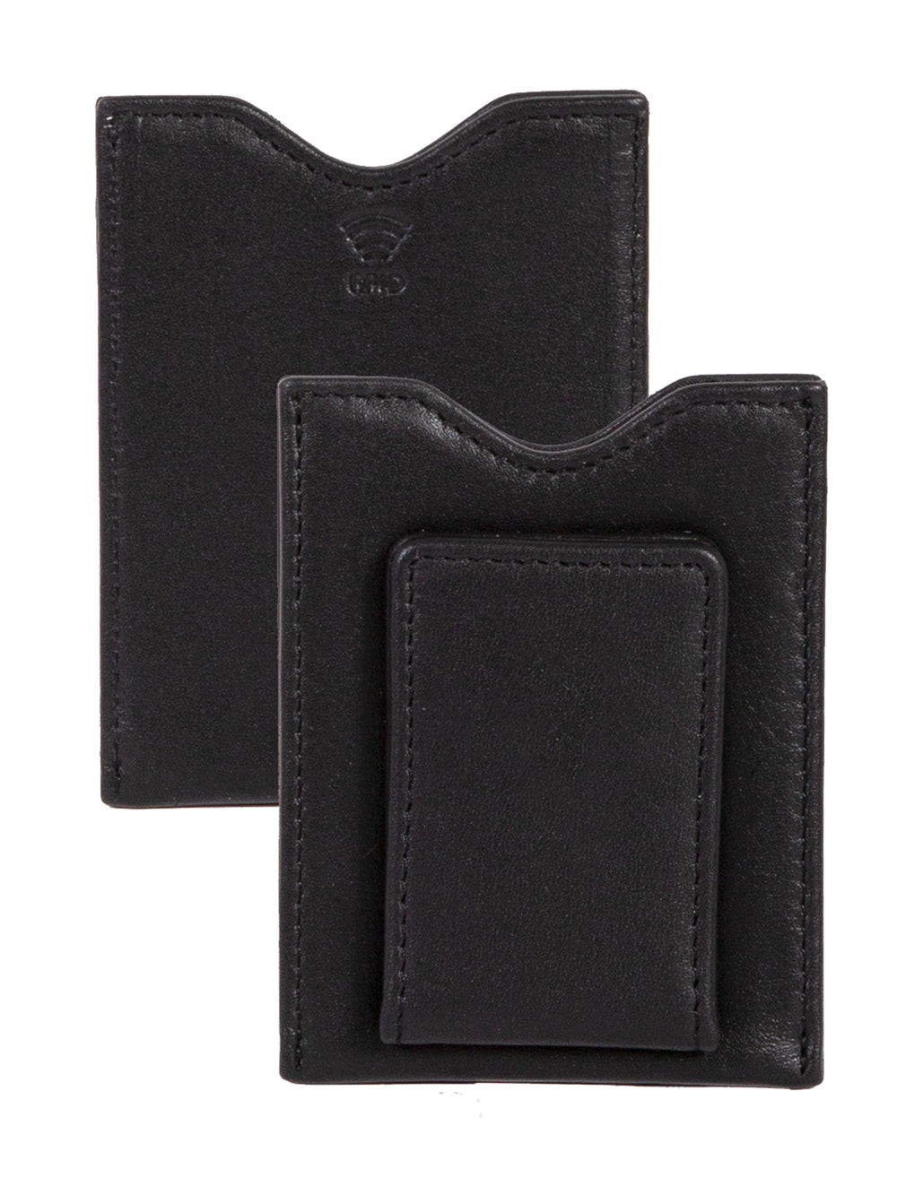 Scully Leather Black Money Clip