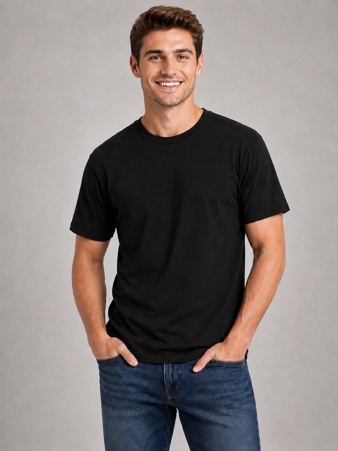 Retro Ring-Spun Crew Neck T-Shirt 2100 - SpectraUSA - Flyclothing LLC