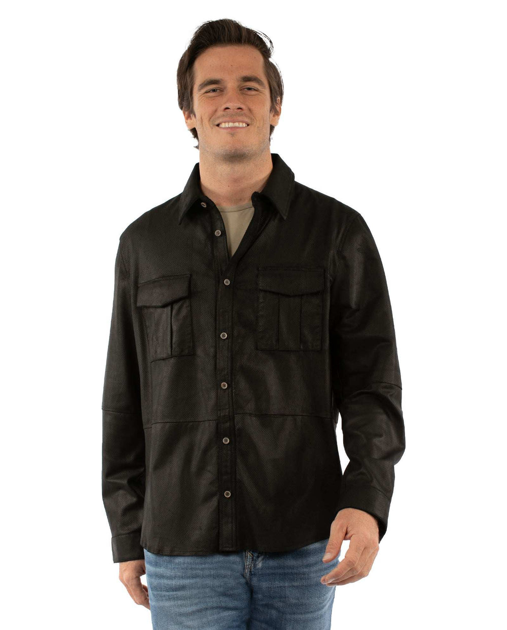 Scully Leather 100% Leather Black Men's Jacket - Scully Leather - Flyclothing LLC