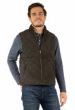 Leatherwear mens 100% leather Charcoal Men's zip front vest - Scully Leather - Flyclothing LLC