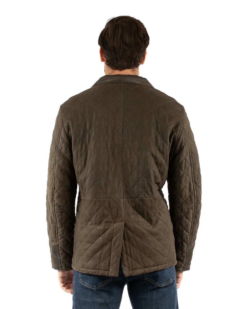 Scully Leather 100% Leather Olive Men's Zip Front Jacket - Scully Leather - Flyclothing LLC