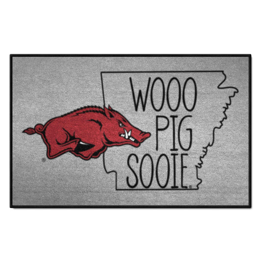 Arkansas Razorbacks Starter Mat Accent Rug - 19in. x 30in. - Arkansas