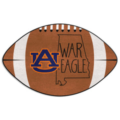 Auburn Tigers Southern Style Football Rug - 20.5in. x 32.5in. - Auburn