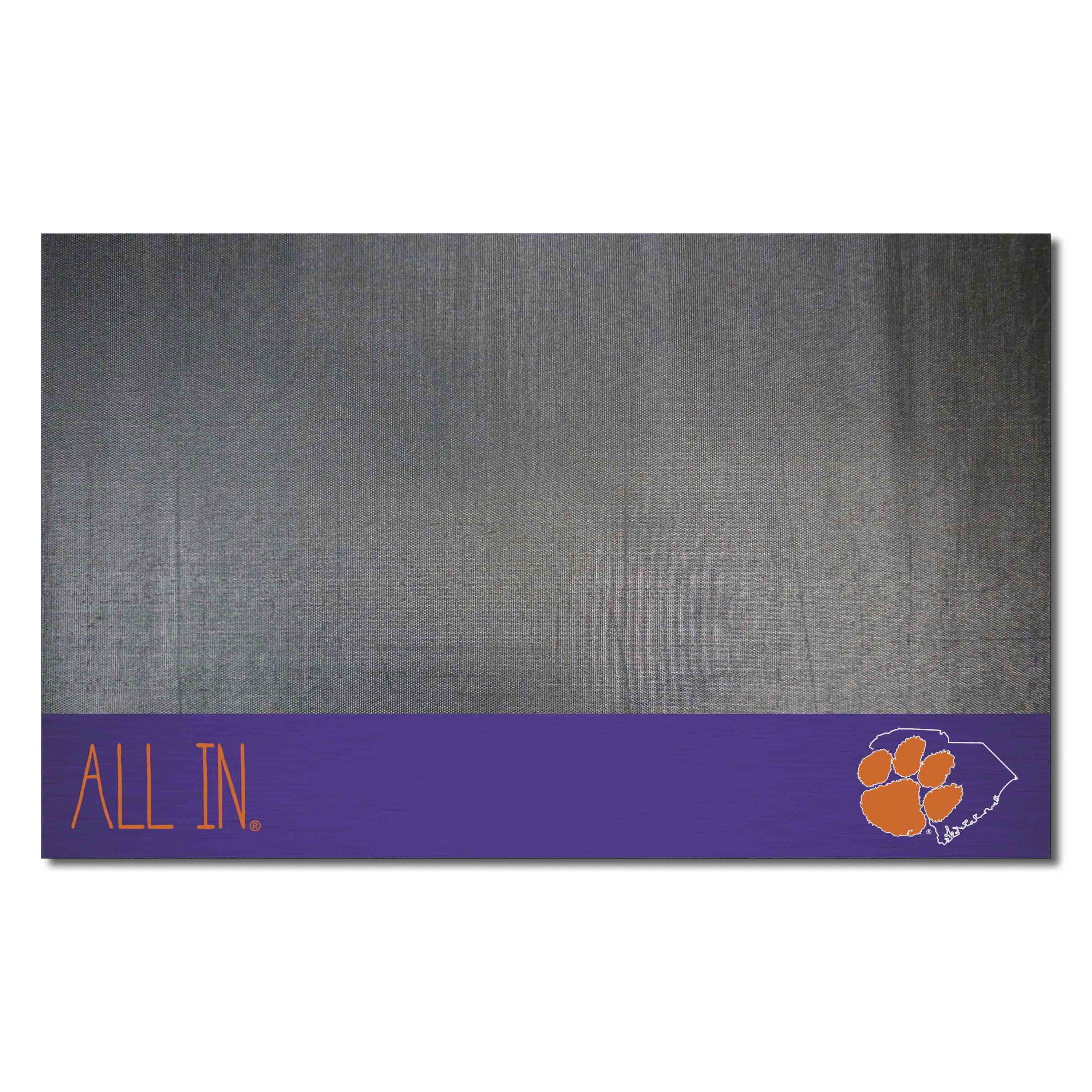 Clemson Tigers Southern Style Vinyl Grill Mat - 26in. x 42in. - Clemson