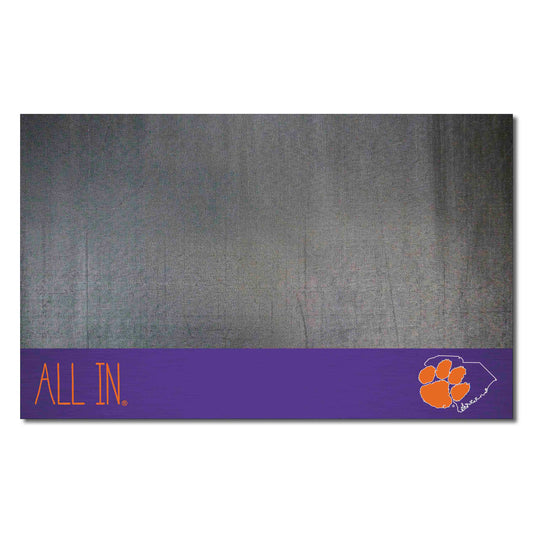 Clemson Tigers Southern Style Vinyl Grill Mat - 26in. x 42in. - Clemson