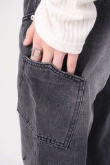 Wide Leg Men's Jeans with Pockets - Trendsi - Flyclothing LLC