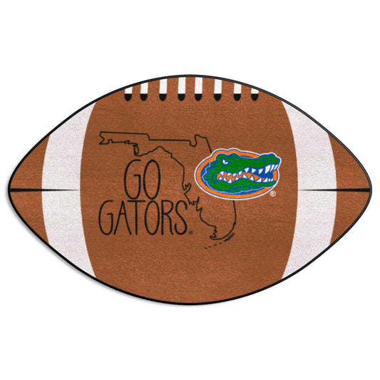 Florida Gators Southern Style Football Rug - 20.5in. x 32.5in. - Florida