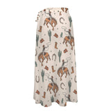 Baha Ranch Rodeo Cowboy Beach Coverup Skirt - Baha Ranch Western Wear - Flyclothing LLC