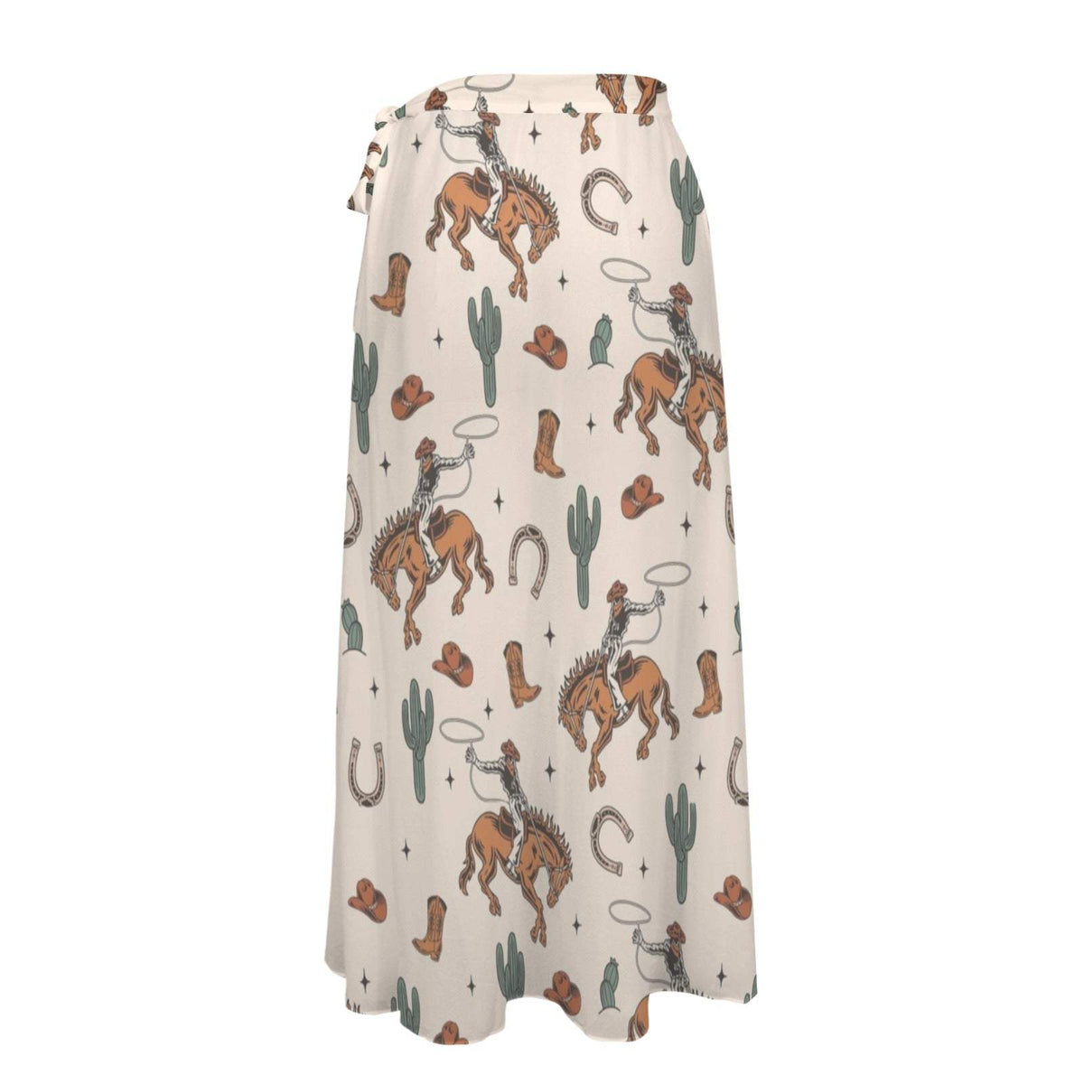 Baha Ranch Rodeo Cowboy Beach Coverup Skirt - Baha Ranch Western Wear - Flyclothing LLC