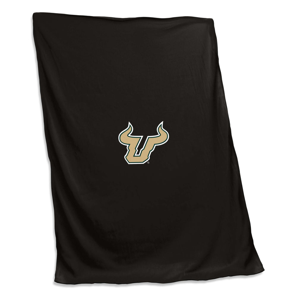 South Florida Black Screened Sweatshirt Blanket - Logo Brands - Flyclothing LLC