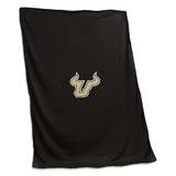 South Florida Black Screened Sweatshirt Blanket - Logo Brands - Flyclothing LLC