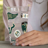 South Florida 16oz Native Pint Glass - Logo Brands - Flyclothing LLC