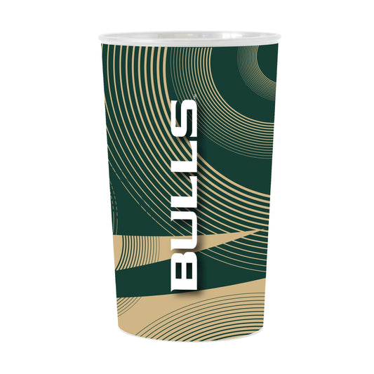 University of South Florida Geo Pattern 4-Pack Hardwall Cup - Logo Brands - Flyclothing LLC