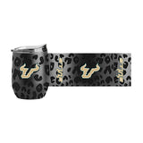 South Florida Leopard 16oz Black Powdercoat Curved Beverage