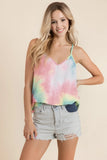 BiBi Tie Dye French Terry Knit Cami - Trendsi