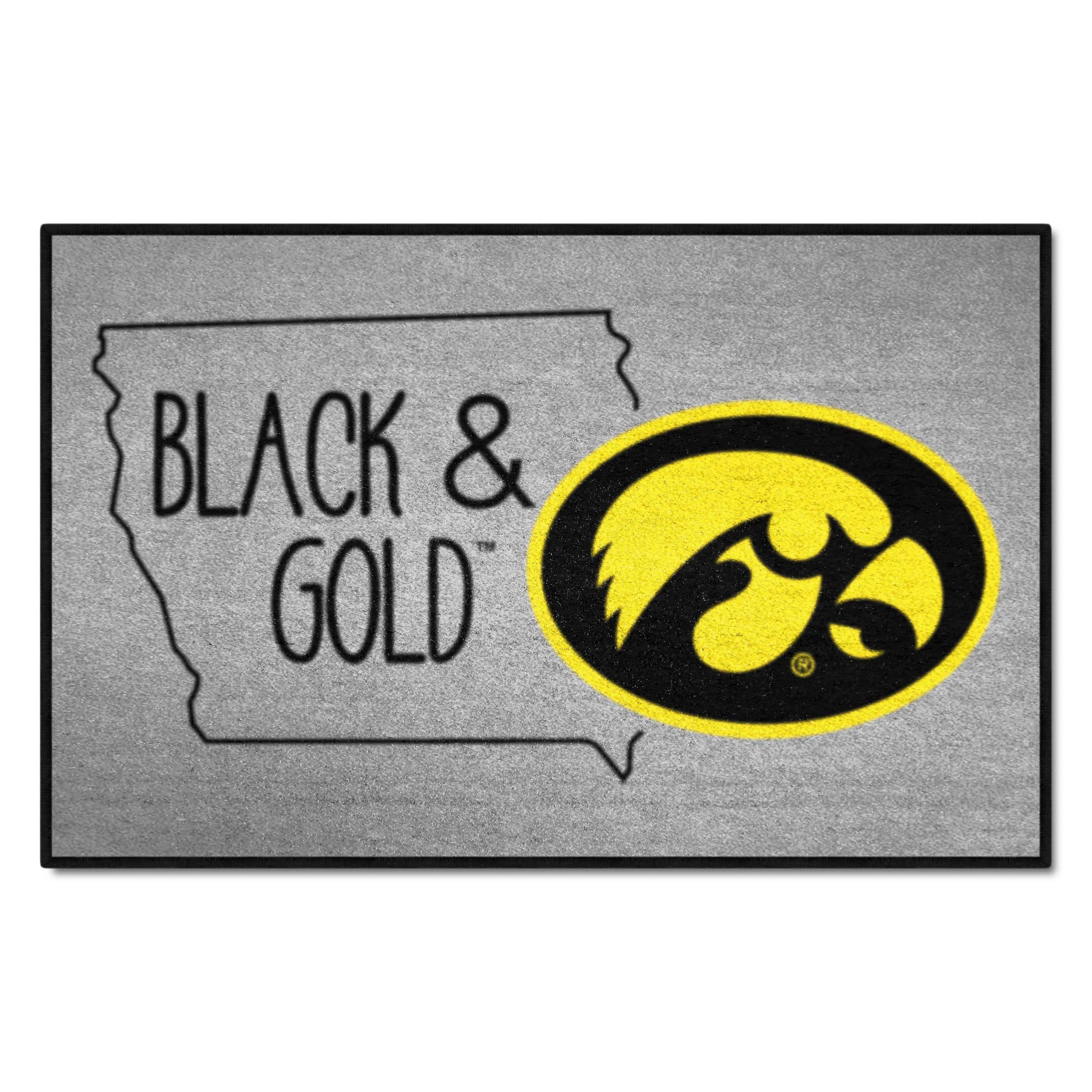 Iowa Hawkeyes Southern Style Starter Mat Accent Rug - 19in. x 30in. - Iowa