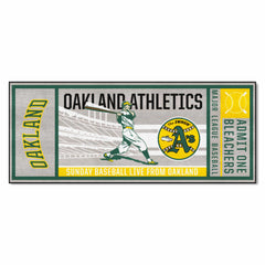 Oakland Athletics Ticket Runner Rug - 30in. x 72in.1981 - Oakland Athletics