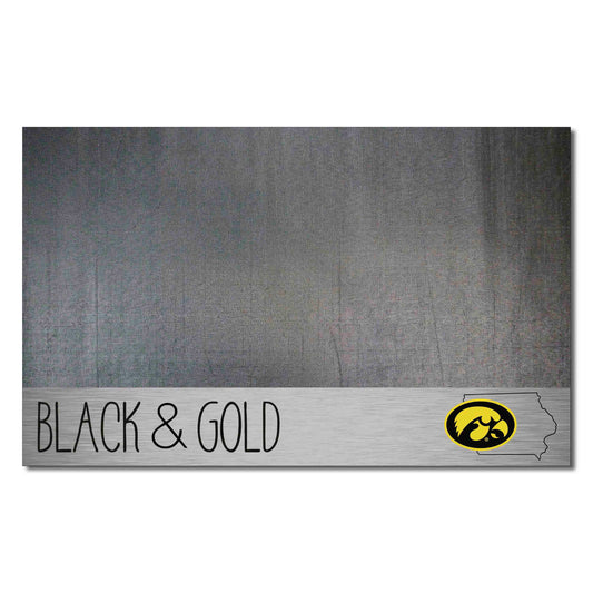Iowa Hawkeyes Southern Style Vinyl Grill Mat - 26in. x 42in. - Iowa