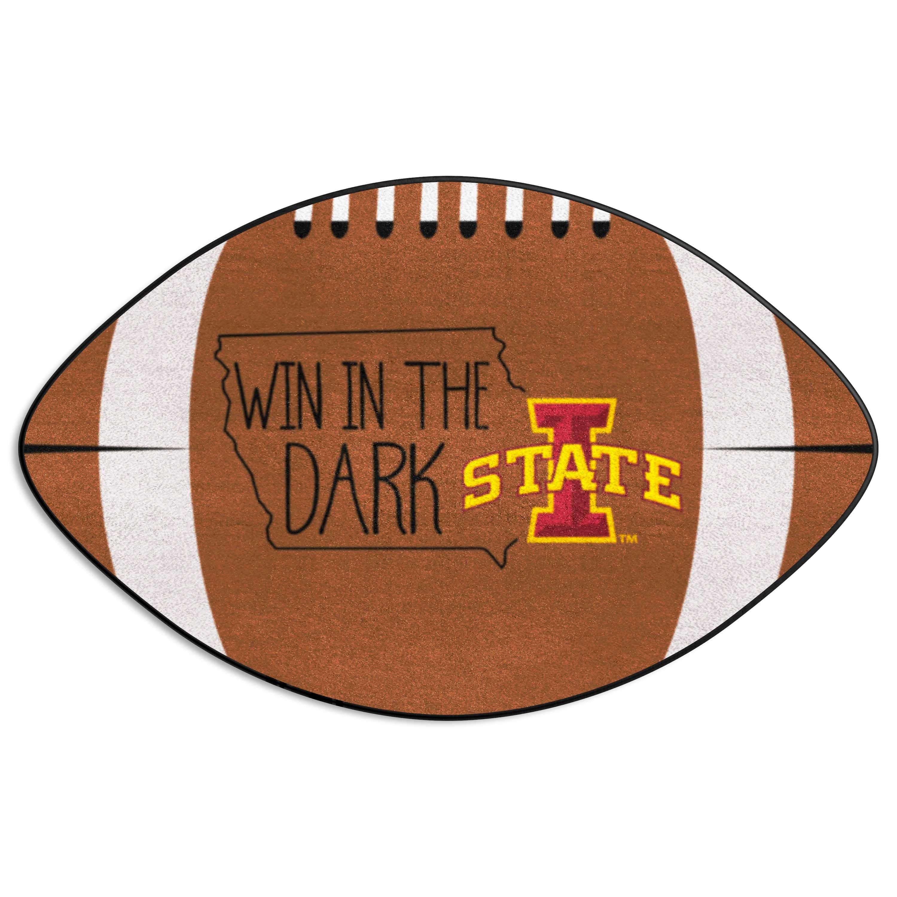 Iowa State Cyclones Southern Style Football Rug - 20.5in. x 32.5in. - Iowa State