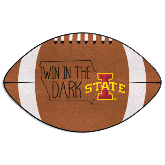 Iowa State Cyclones Southern Style Football Rug - 20.5in. x 32.5in. - Iowa State