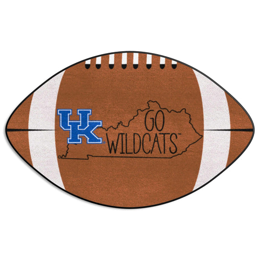 Kentucky Wildcats Southern Style Football Rug - 20.5in. x 32.5in. - Kentucky