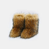 Thermal Fuzzy Platform Boots - Trendsi - Flyclothing LLC