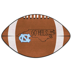 North Carolina Tar Heels Southern Style Football Rug - 20.5in. x 32.5in. - North Carolina