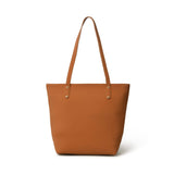 Era Vegan Leather Tote - Tan Brown - Classy Leather Bags - Flyclothing LLC