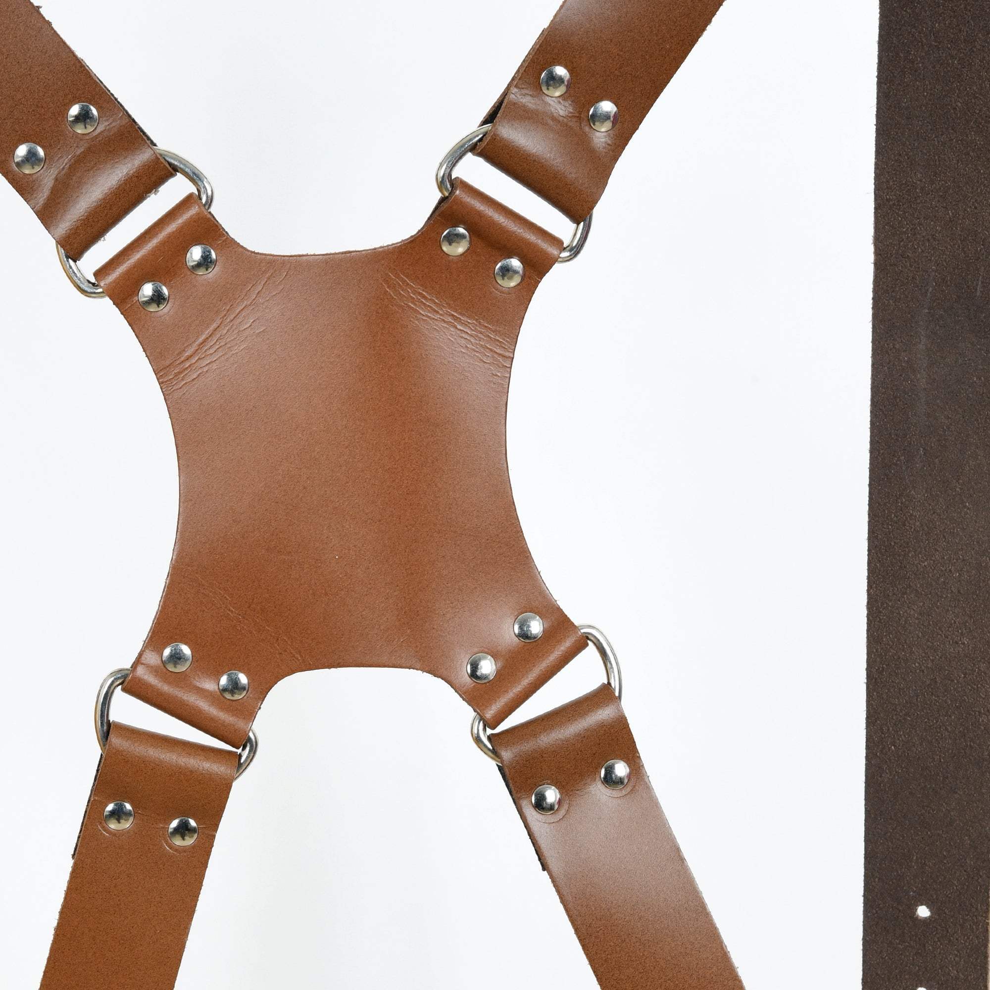 Double Camera Strap Harness- Brown - Classy Leather Bags - Flyclothing LLC