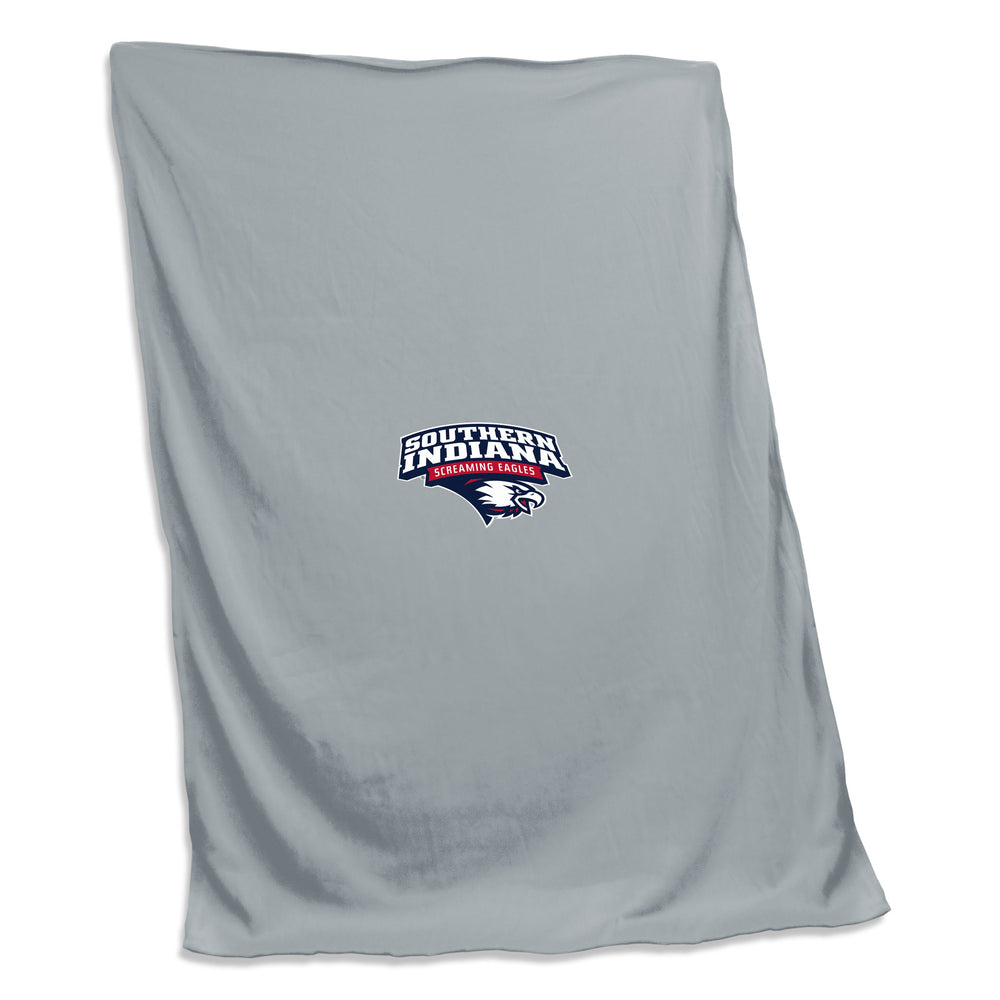 Southern Indiana Gray Screened Sweatshirt Blanket