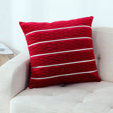 Simple Luxury Striped Velvet Pillow Cover Pillow Cushion Cover Pillow Case Covers for Sofa Flannel Velvet Sofa Cushion Cover - My Store - Flyclothing LLC