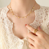 Titanium Steel Charm Necklace - Trendsi - Flyclothing LLC
