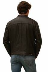 Scully Leather Black Lamb Modern Leather Jacket - 2127-11 - Scully Leather - Flyclothing LLC