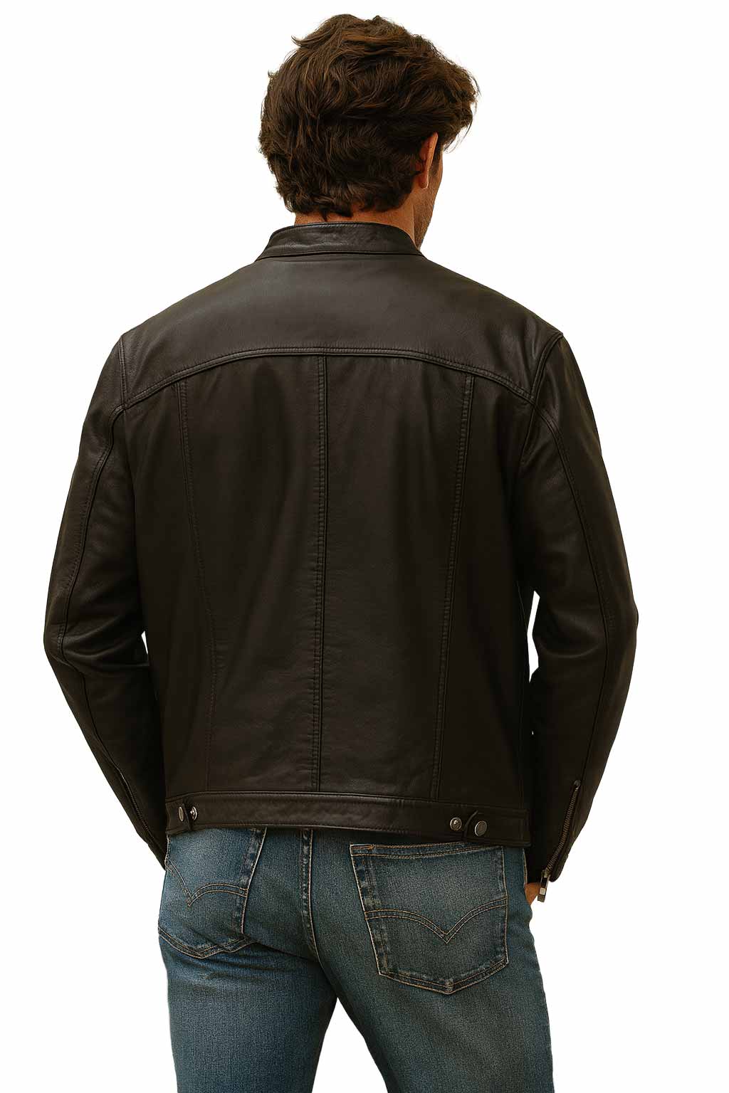 Scully Leather Black Lamb Modern Leather Jacket - 2127-11 - Scully Leather - Flyclothing LLC