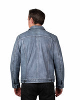 Scully Slate Blue Mens Jean Jacket