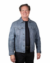Scully Slate Blue Mens Jean Jacket