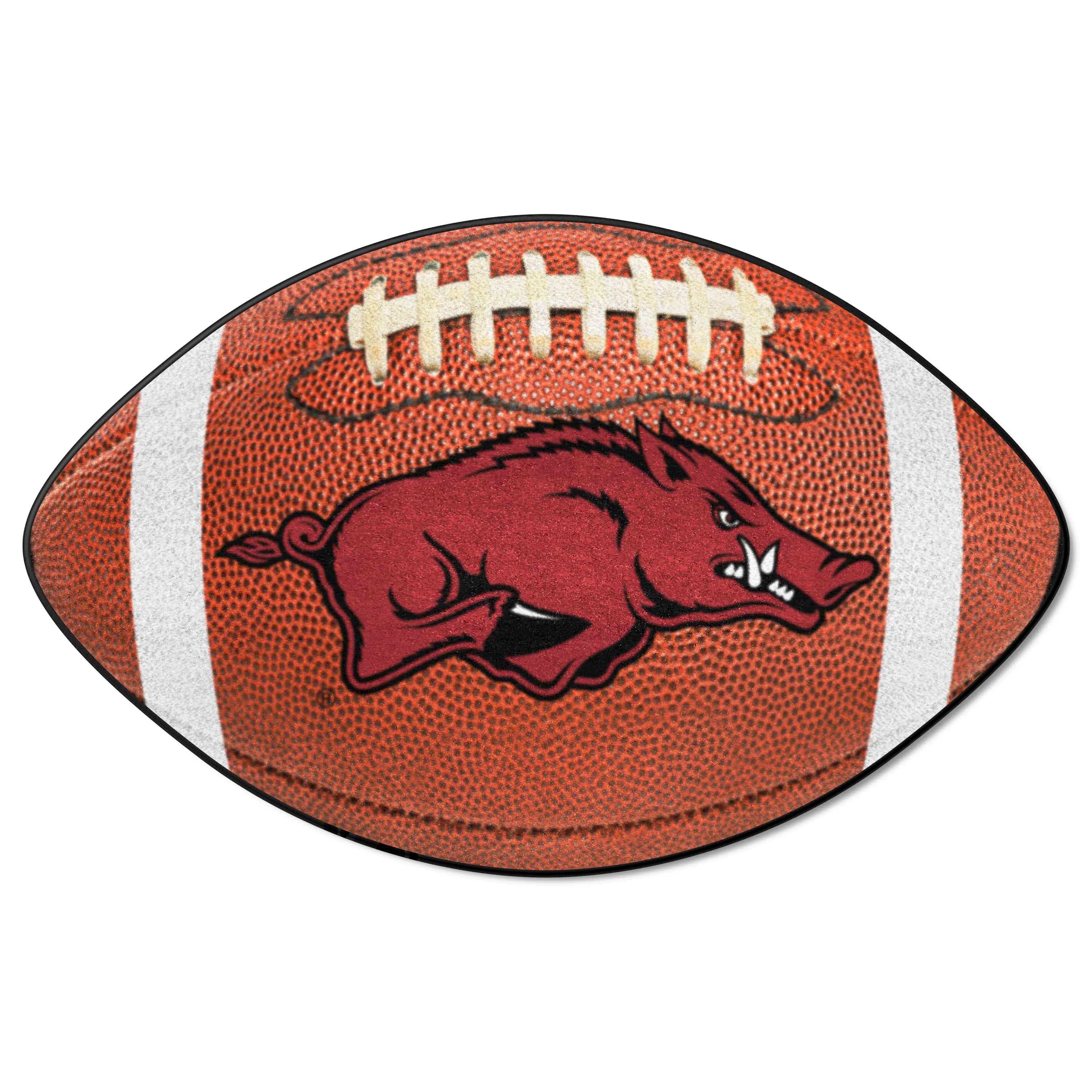 Arkansas Razorbacks  Football Rug - 20.5in. x 32.5in. - Arkansas