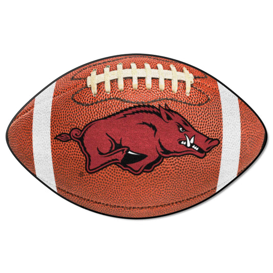 Arkansas Razorbacks  Football Rug - 20.5in. x 32.5in. - Arkansas