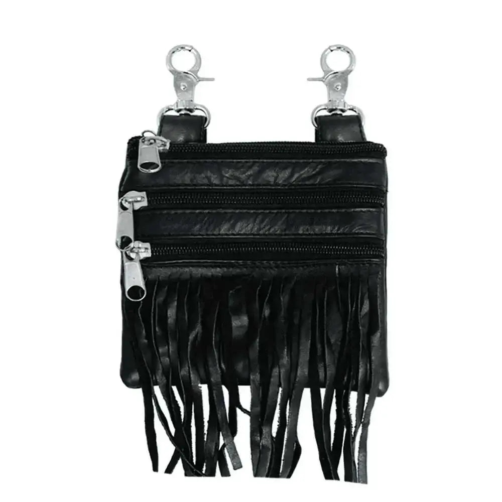 Sleek Cowhide Women’s Clip on Bag - Unik Just for Bikers - Flyclothing LLC