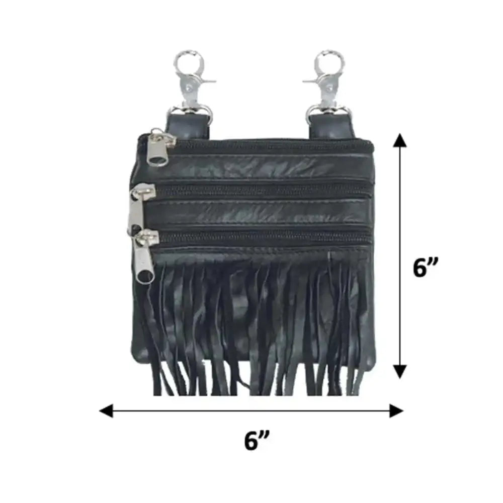 Sleek Cowhide Women’s Clip on Bag - Unik Just for Bikers - Flyclothing LLC