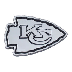 Kansas City Chiefs 3D Chrome Metal Emblem - Kansas City Chiefs