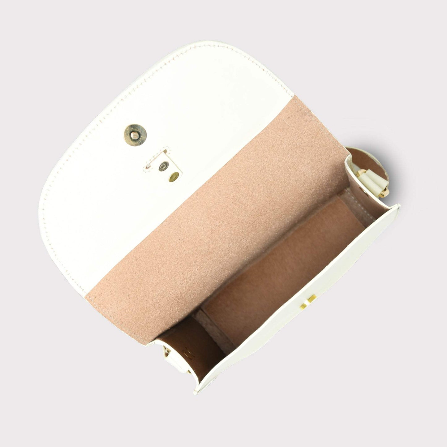 White Elegance Crossbody Sling Bag - Classy Leather Bags - Flyclothing LLC
