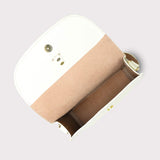 White Elegance Crossbody Sling Bag - Classy Leather Bags - Flyclothing LLC