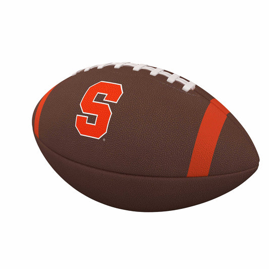 Syracuse Team Stripe Official-Size Composite Football - Logo Brands - Flyclothing LLC