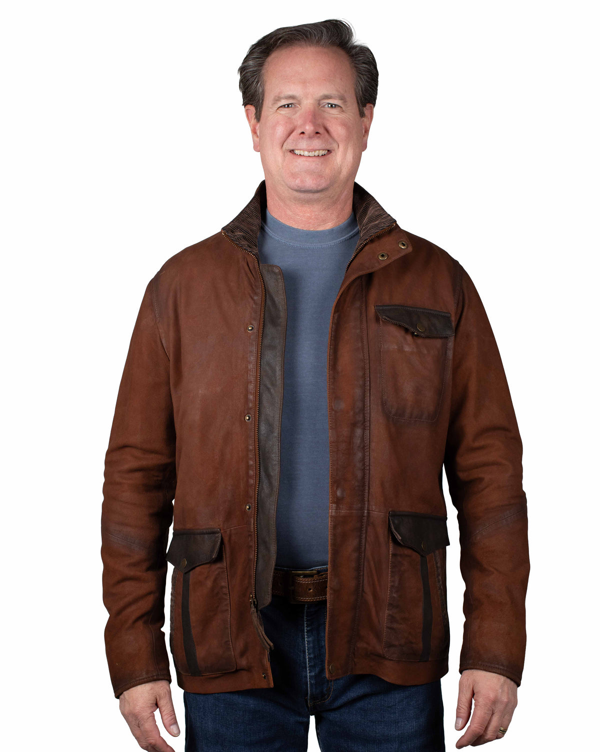 Scully Brown Lamb Men's Jacket