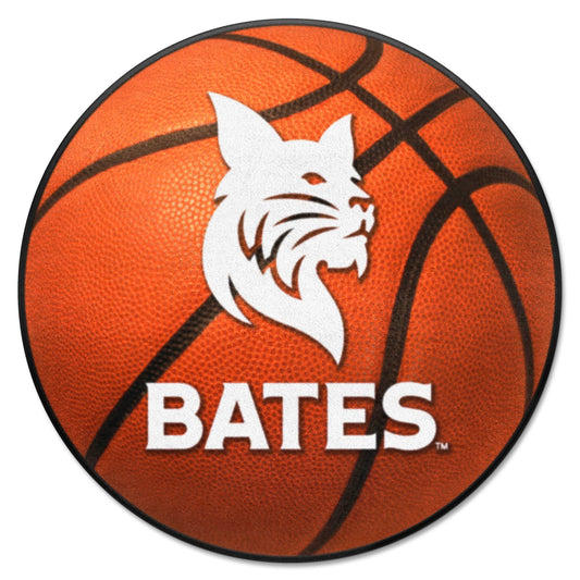 Bates College Bobcats Basketball Rug - 27in. Diameter - Bates College