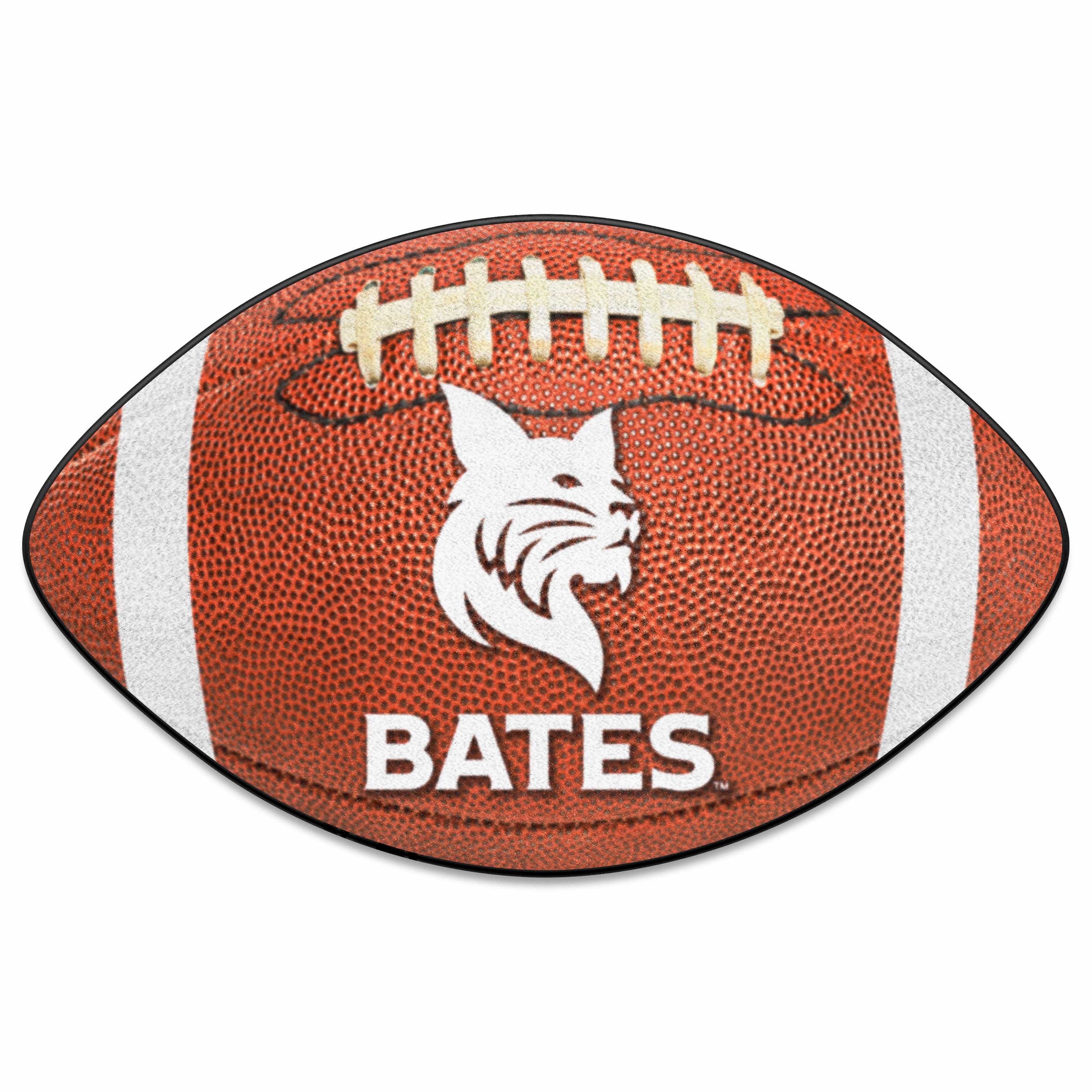 Bates College Bobcats Football Rug - 20.5in. x 32.5in. - Bates College