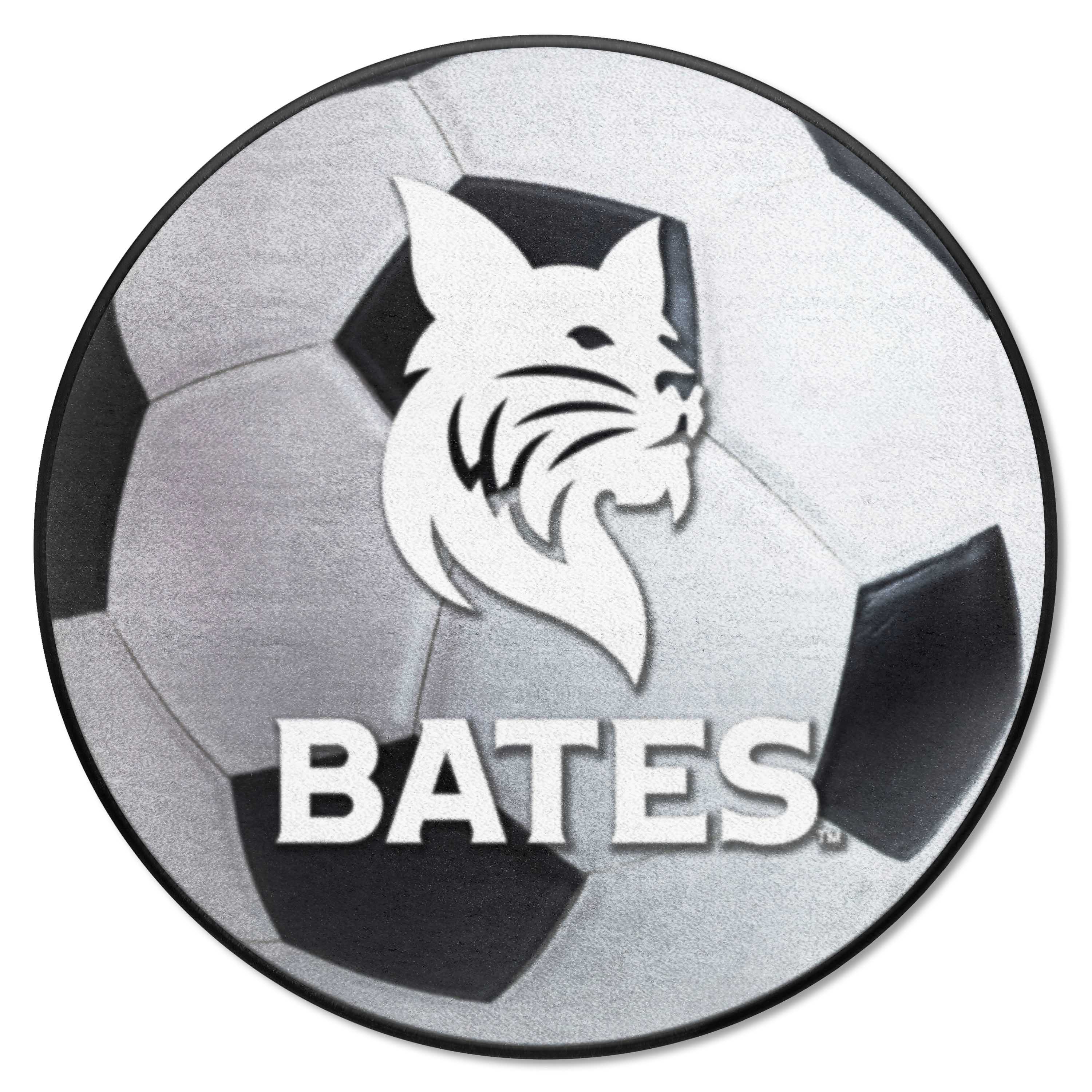 Bates College Bobcats Soccer Ball Rug - 27in. Diameter - Bates College