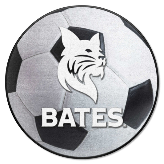 Bates College Bobcats Soccer Ball Rug - 27in. Diameter - Bates College